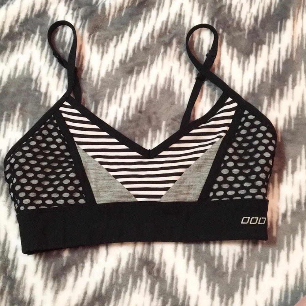 Patterned sports bra